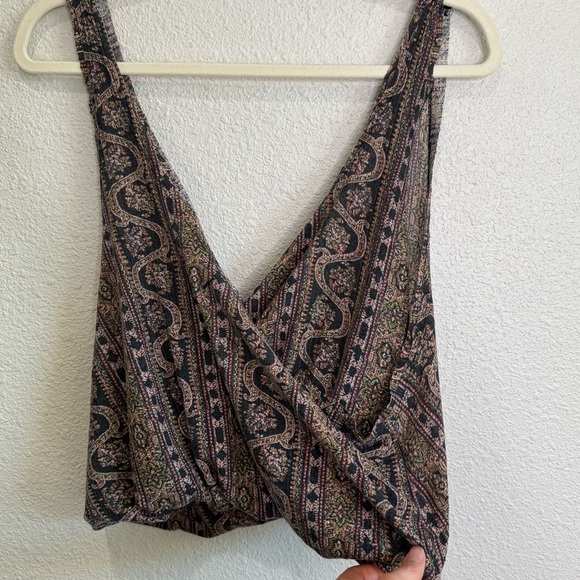 Free People We the Free XS Your Twisted Tank Aztec Boho Casual Beach - Picture 10 of 10